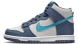 Кросівки Жіночі Nike Dunk High Gs Grey Blue (DB2179-006), EUR 38,5