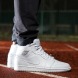 Кроссовки Оригинал Nike Air Jordan 1 Mid White "Wolf/Grey" (554724-112), EUR 44
