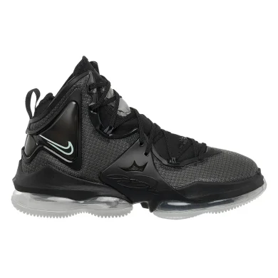 Мужские Кроссовки Nike Lebron Xix Black Green Glow (CZ0203-003), EUR 43