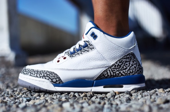 Баскетбольные кроссовки Nike Air Jordan 3 Retro "True Blue", EUR 43
