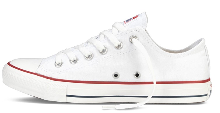 Кеди Converse "White Low Top All Star", EUR 40