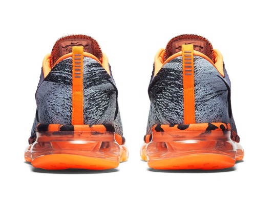 Кроссовки Nike Air Max 2015 Flyknit "Wolf Grey/Black/Orange", EUR 44