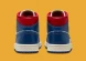 Жіночі кросівки Air Jordan 1 Mid "Blue/Red" (BQ6472-146), EUR 38