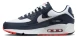 Мужские кроссовки Nike Air Max 90 "Navy/Crimson" (DM0029-400), EUR 42