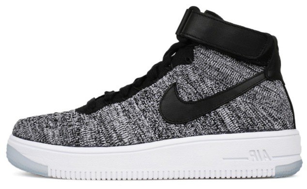 Кроссовки Nike Air Force Flyknit Mid "Gray", EUR 44