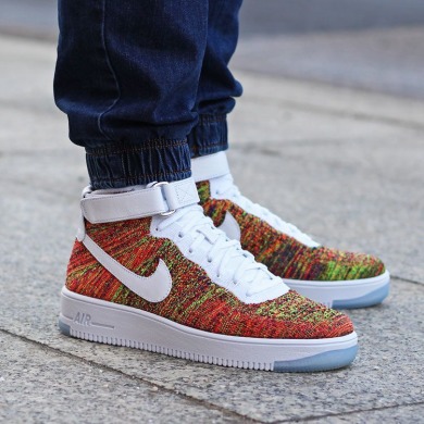 Кроссовки Nike Air Force 1 Ultra Flyknit Mid "Multicolor", EUR 42