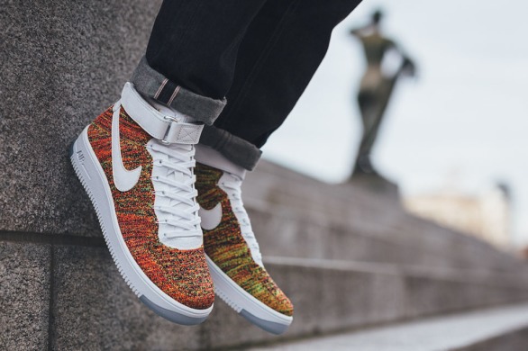 Кроссовки Nike Air Force 1 Ultra Flyknit Mid "Multicolor", EUR 43