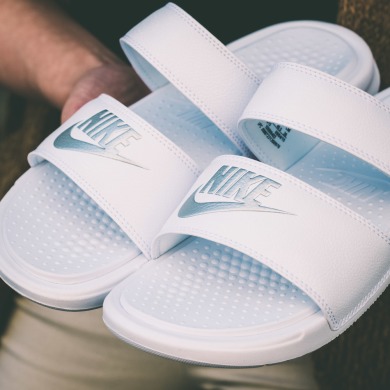 Сланцы Nike Benassi Duo Ultra Sandal "White", EUR 35