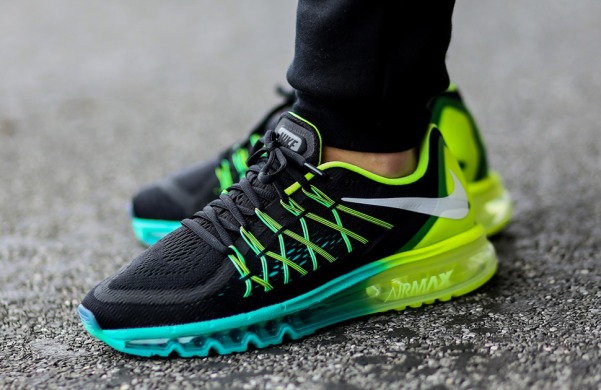Кроссовки Nike Air Max 2015 "Black Volt Green", EUR 40