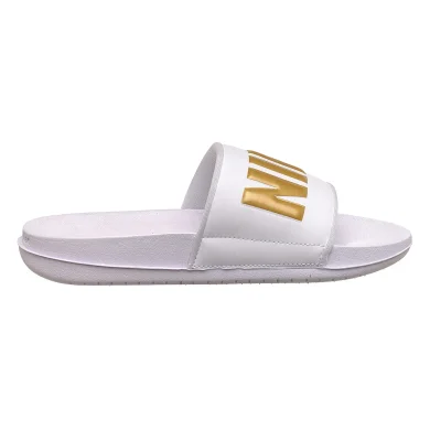 Тапочки Жіночі Nike Wmns Offcourt Slide White Metallic Gold (BQ4632-106), EUR 38