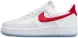 Женские кроссовки Nike Air Force 1 Low Satin "White/Red" (DX6541-100), EUR 38,5