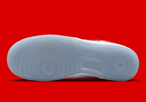 Жіночі кросівки Nike Air Force 1 Low Satin "White/Red" (DX6541-100)