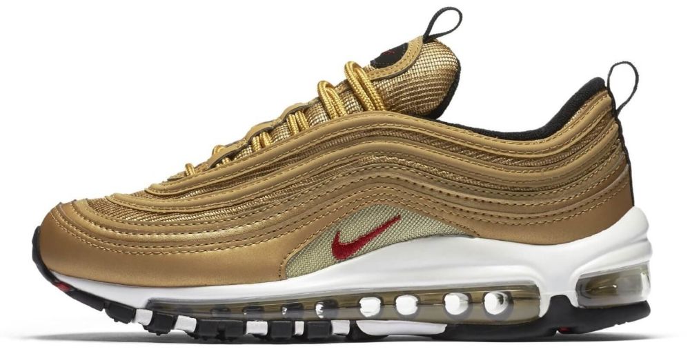 Black air max hot sale 97 gold tick