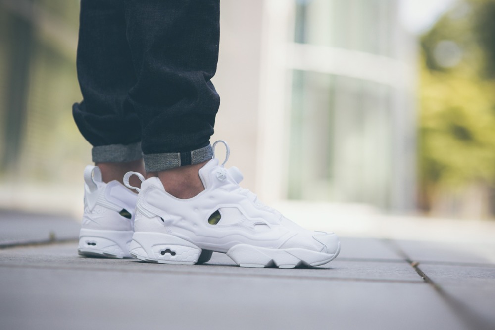 Reebok cheap instapump white