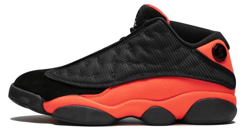 Jordan 13 retro low clot hot sale black red