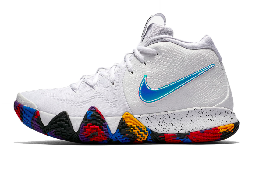 White nike store kyrie 4