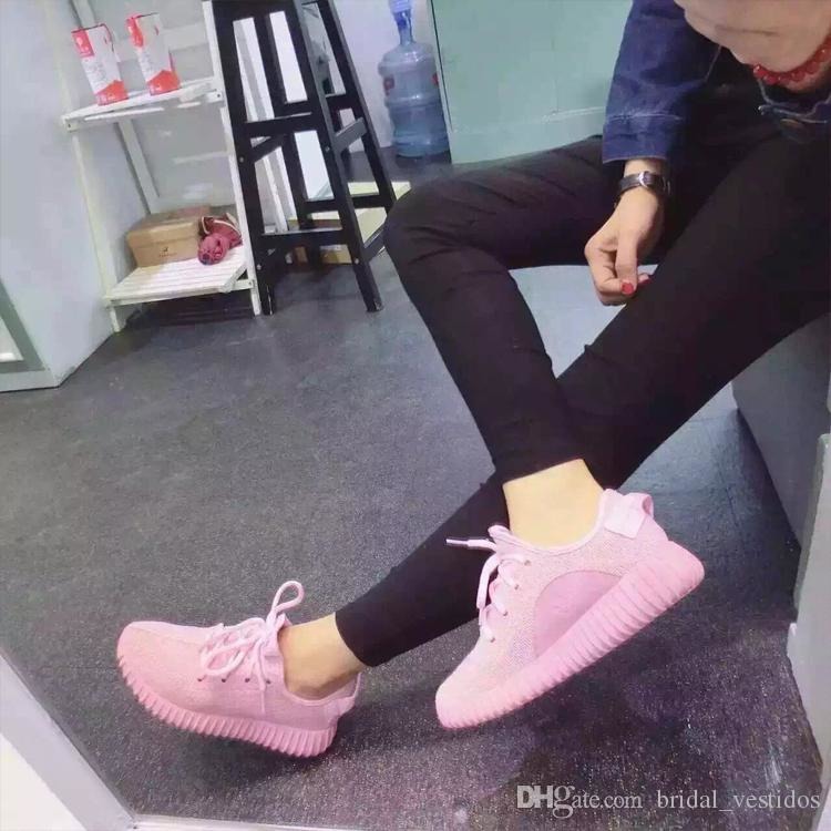 Adidas yeezy best sale pink shoes