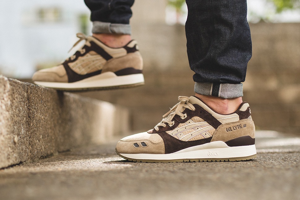 Asics gel lyte 3 brown hotsell