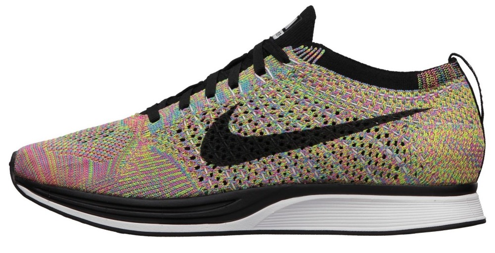 Nike flyknit clearance racer homme multicolor