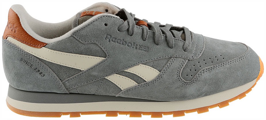reebok classic leather suede rivet grey