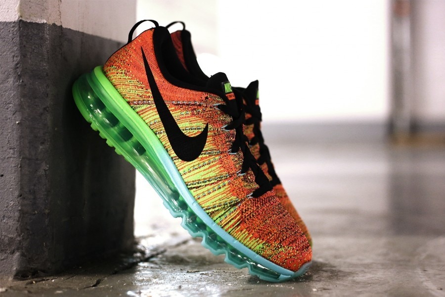 Nike Flyknit Air Max Orange Green 1 479 Brooklynstore