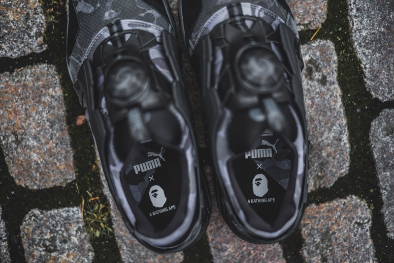 Puma disc blaze bape black best sale