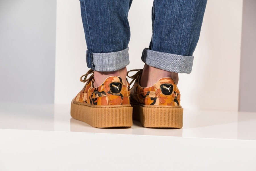 Puma rihanna shop creepers orange