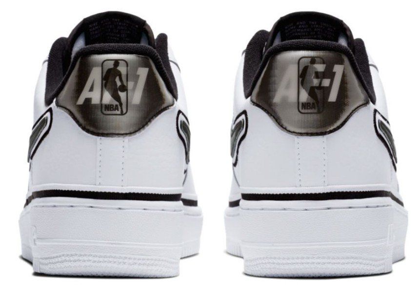 air force 1 low sport nba white black