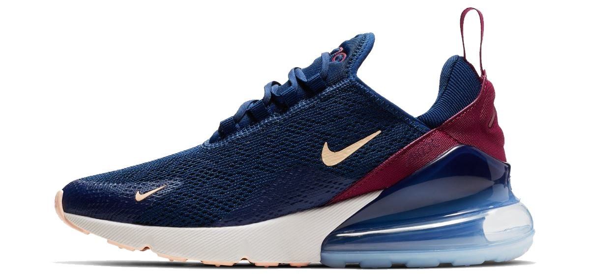 Nike air max 270 womens sales blue void