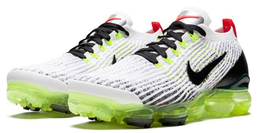 Nike Vapormax Flyknit 3 White Volt Crimson 2 119 Brooklynstore