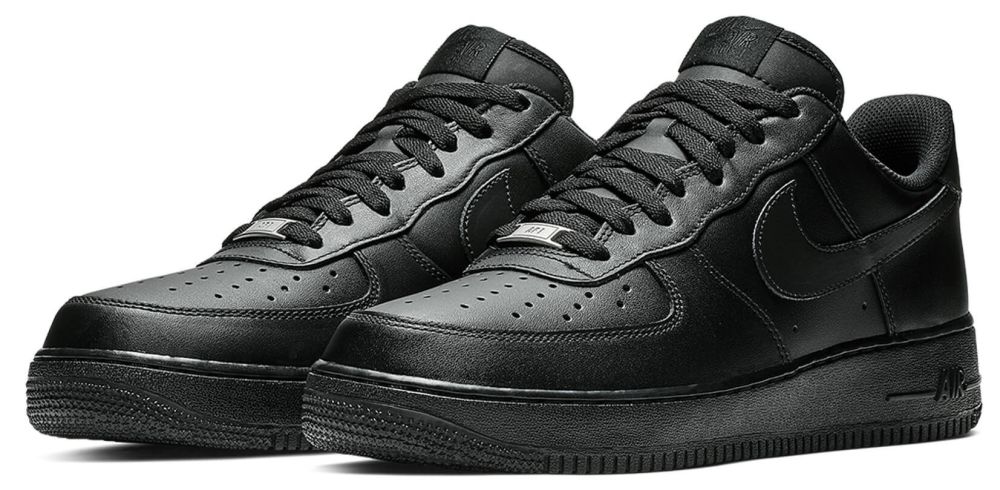 Nike air force clearance one black low