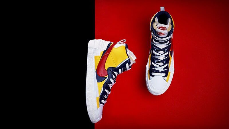 Nike blazer shop sacai snow beach