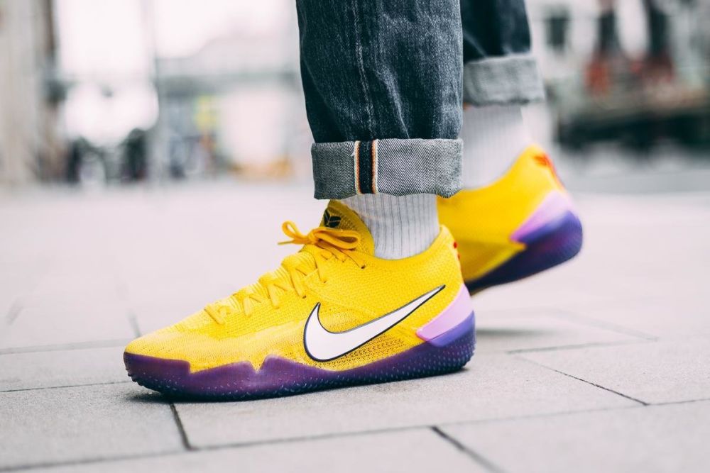 Kobe ad yellow and purple on sale