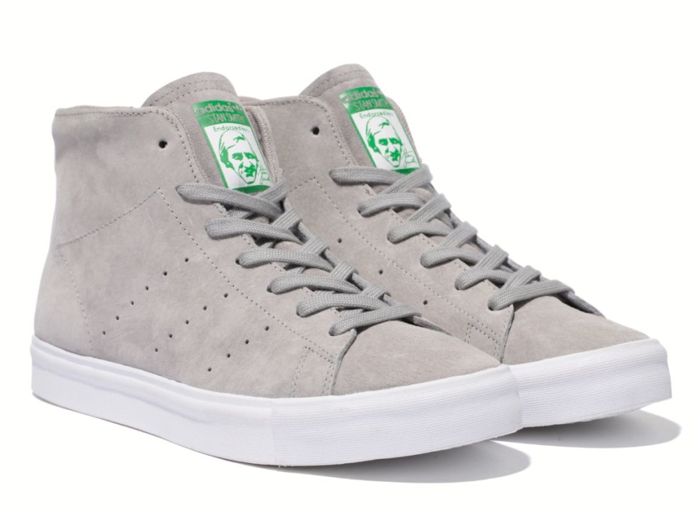 Adidas Stan Smith Vulc Mid Grey 1 119 Brooklynstore