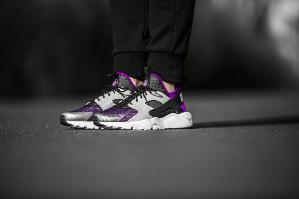 Nike Air Huarache Run Ultra Purple Black 1 566 Brooklynstore