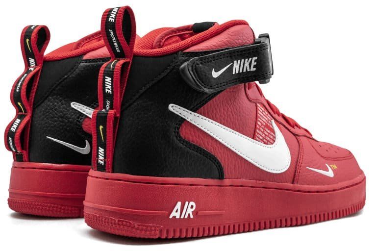 air force 1 mid utility red
