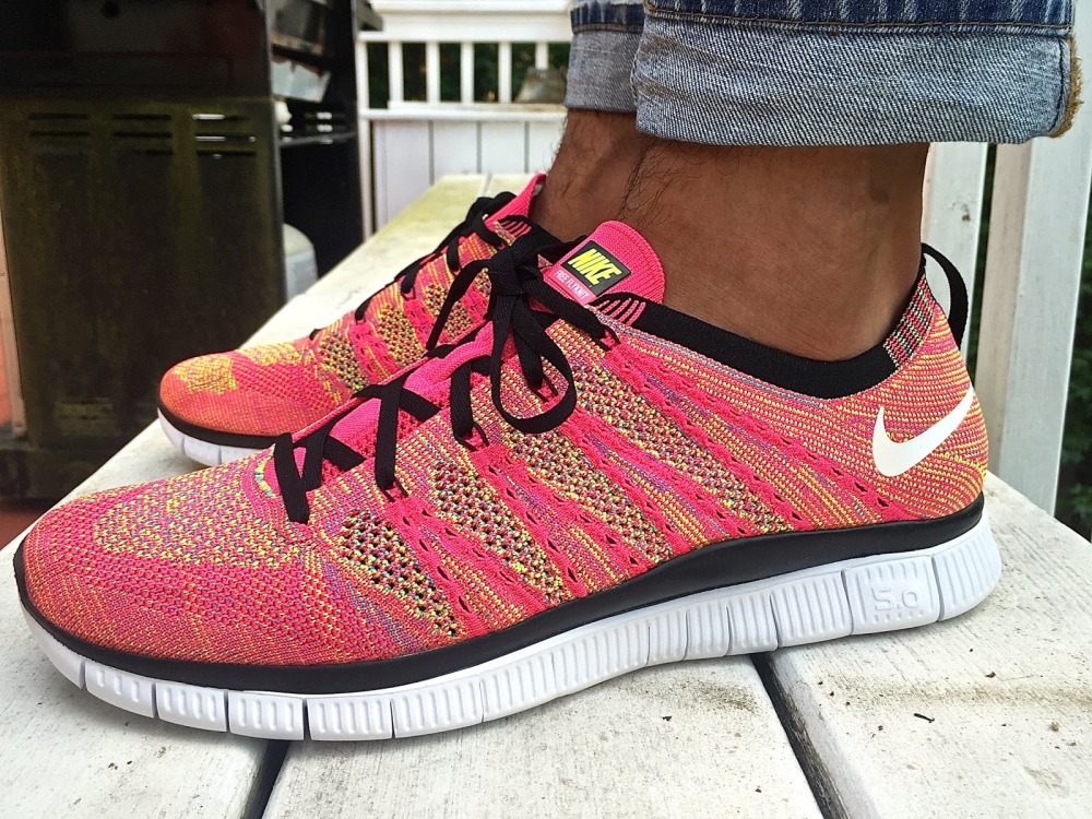 Nike Free Flyknit NSW Pink Multicolor 1 119 Brooklynstore