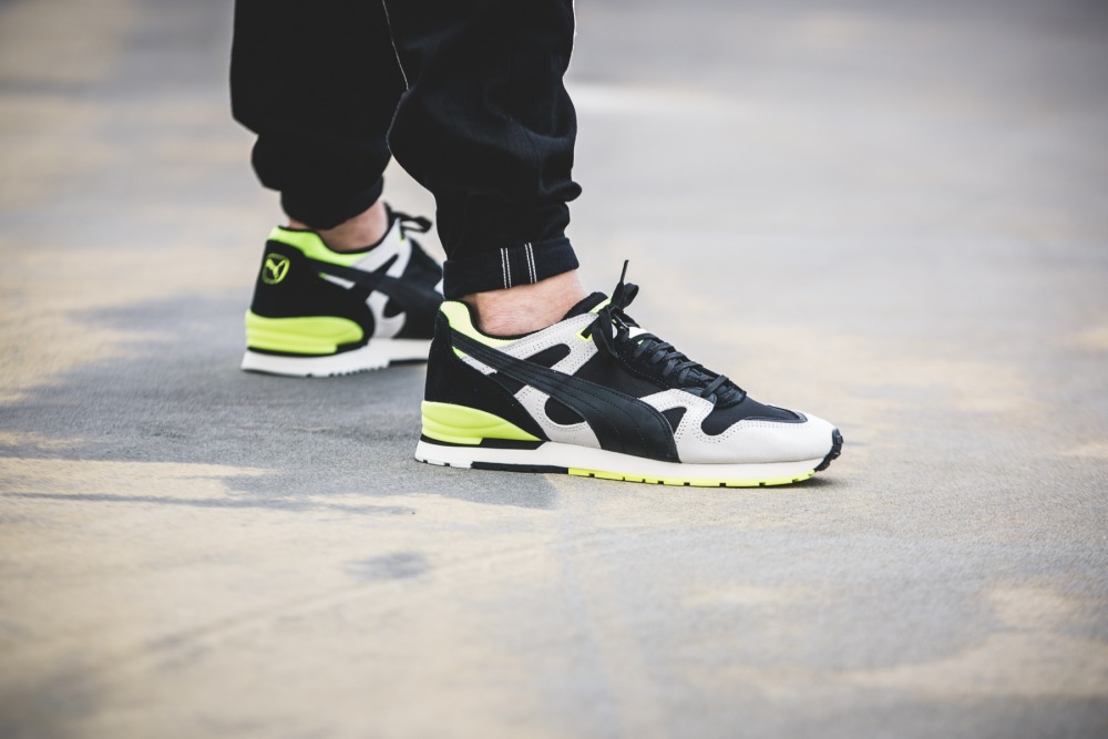 Puma mens black/yellow 2025 duplex og trainers