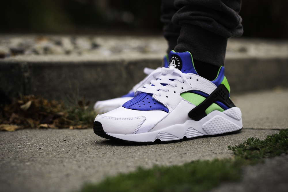 Nike air huarache og scream green best sale