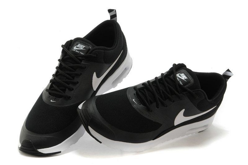 Nike air max thea black and white men best sale