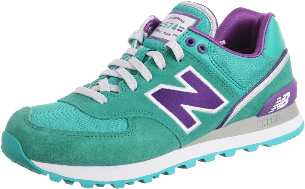 Green and purple shop new balance 574