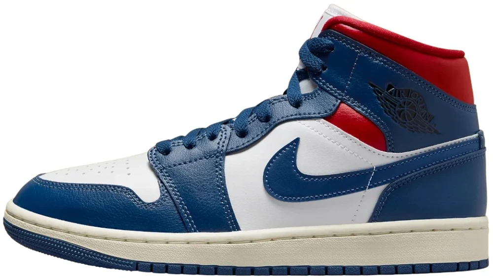 Red & blue store jordans