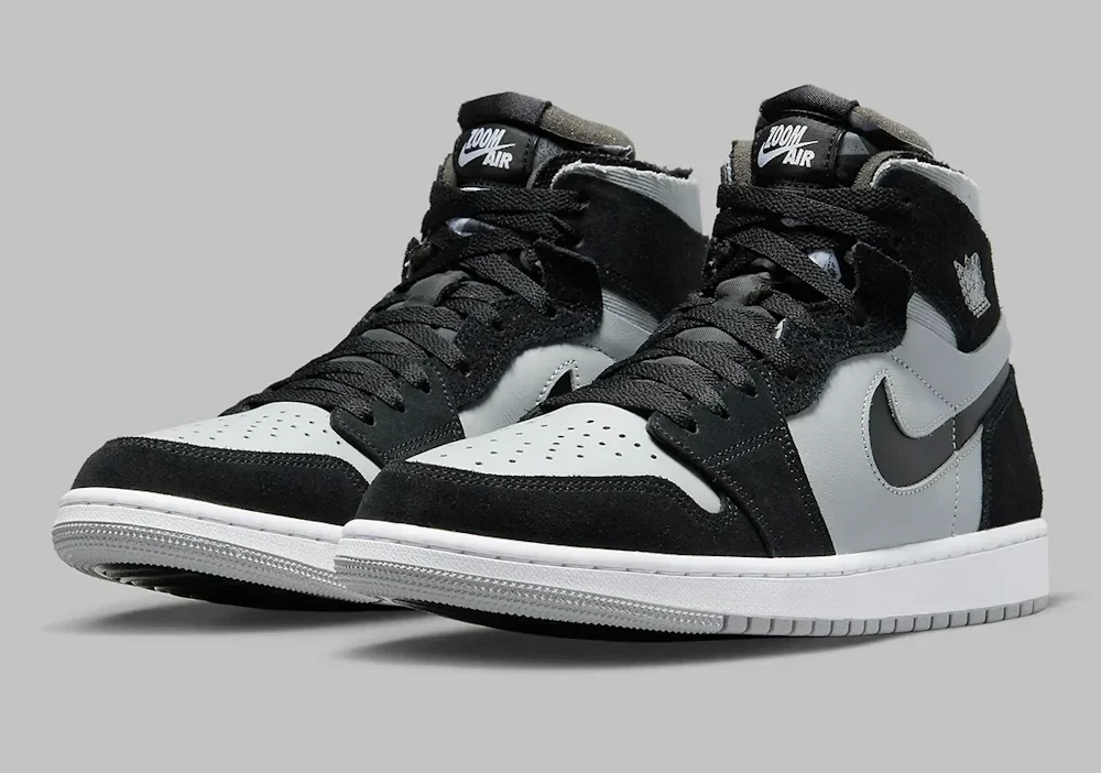 Jordan 1 mid store black and grey