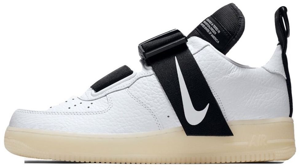 Nike air force 1 black and white utility hotsell