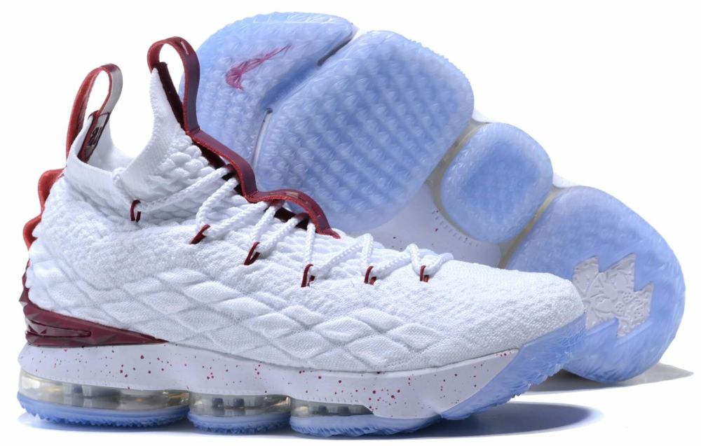 White lebron sales 15s