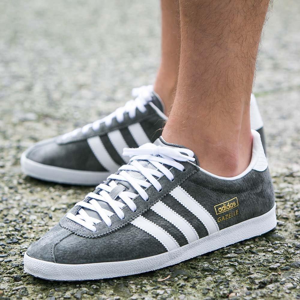 adidas originals gazelle trainers in grey