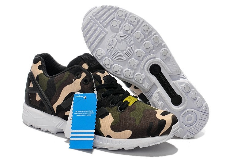 Adidas ZX Flux Military Camo Black 1 319 Brooklynstore