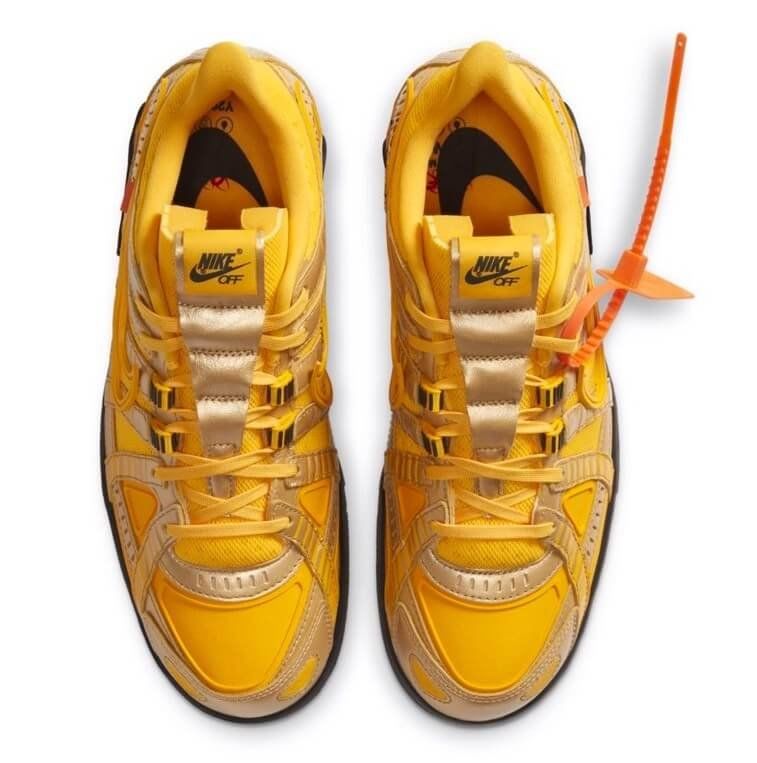 University store gold nike