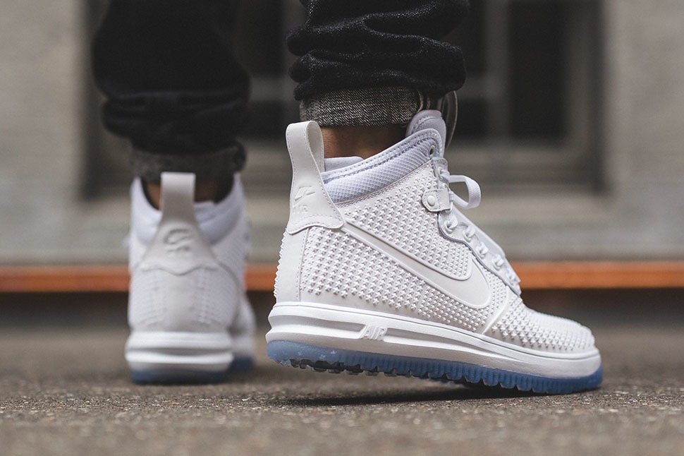 Nike lunar force 1 duckboot sales white ice