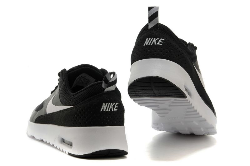 Nike air max thea black and white discount men